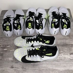 (1) Men’s Zoom Rival S Size 9 & (3) Women Zoom Rival M Sizes 7, 8 & 8.5.